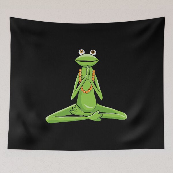 Item preview, Funny Yoga Frog Meditating designed and sold by Designer-Girl.