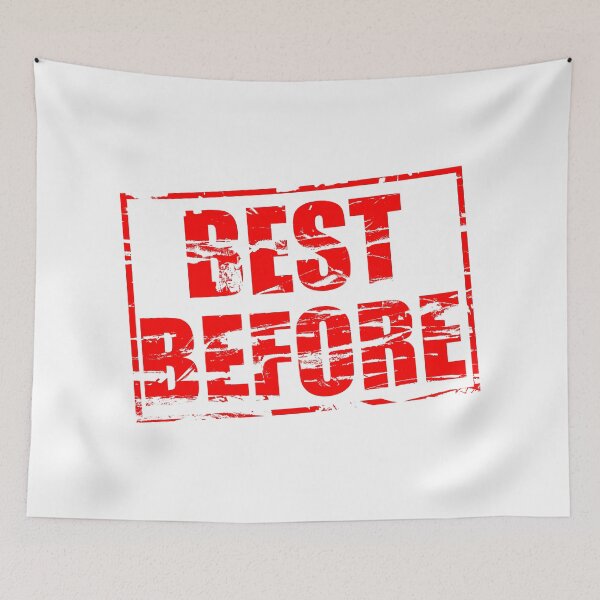 Item preview, Red rubber stamp effect. “Best Before” designed and sold by funkyworm.