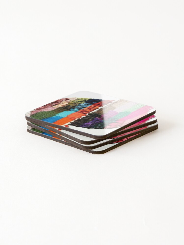 Thumbnail 4 of 5, Coasters (Set of 4), Color Art designed and sold by NengShop.