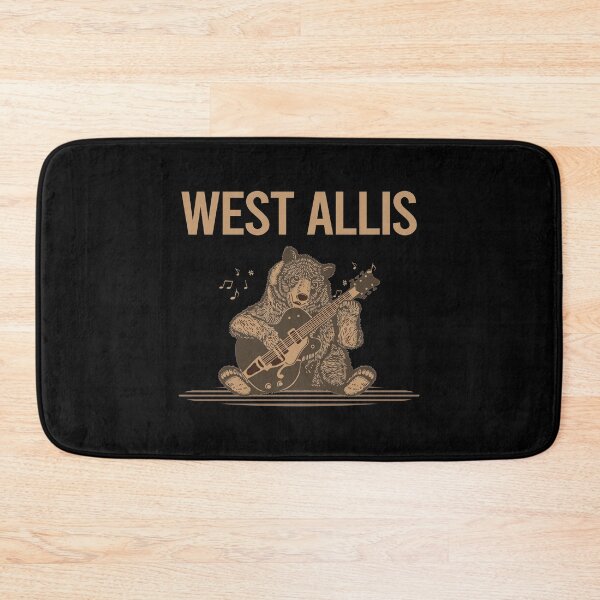 Item preview, Bear With Guitar West Allis designed and sold by BloodMoneyTwit.