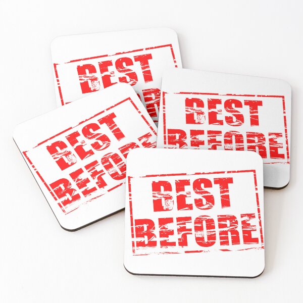 Item preview, Red rubber stamp effect. “Best Before” designed and sold by funkyworm.