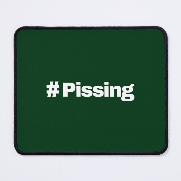 Item preview, Pissing Hashtag Fitted  designed and sold by ringeGeek.
