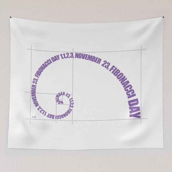 Item preview, Fibonacci Day, Typographic designed and sold by SymbolGrafix.