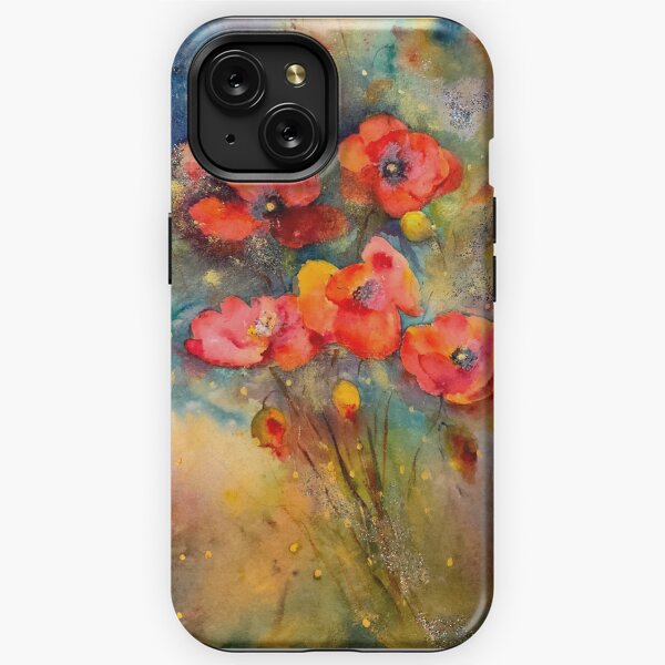 WILDTIME with poppies iPhone Tough Case