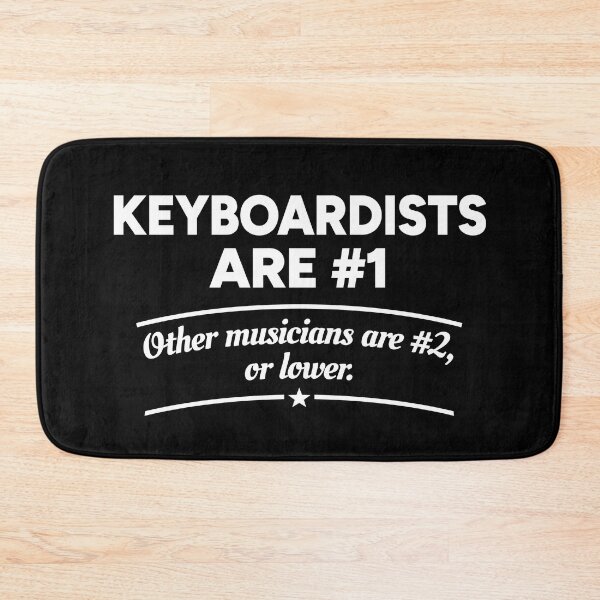 Item preview, Keyboardists are number 1. Other musicians are number 2, or lower. designed and sold by redacteddesign.
