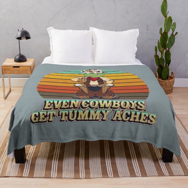 Item preview, even cowboys get tummy aches designed and sold by MrSameeraTop.