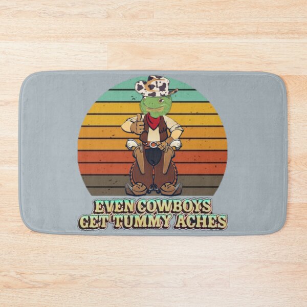 Item preview, even cowboys get tummy aches designed and sold by MrSameeraTop.