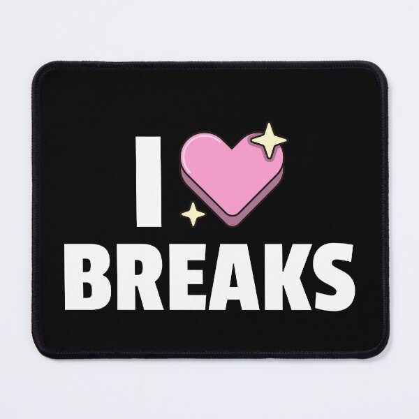 Item preview, I Heart Breaks  designed and sold by Discothreadz.