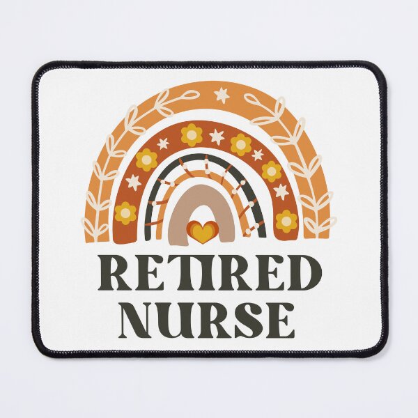 Item preview, Retired Nurse Vintage Rainbow designed and sold by AsinusAS.