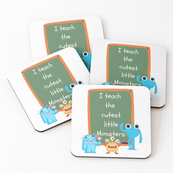 Item preview, i teach the cutest little monsters designed and sold by Inspirely.
