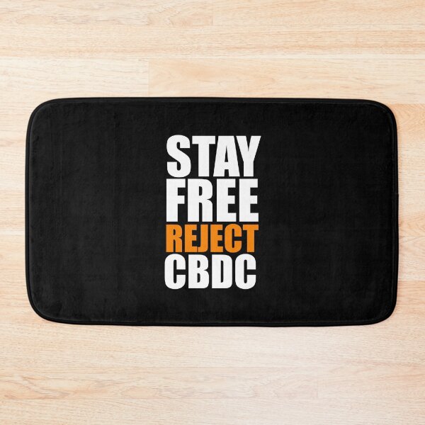 Item preview, Stay free reject cbdc, say no to cbdc, central bank digital currency, Britcoin. designed and sold by Giovanni-c.