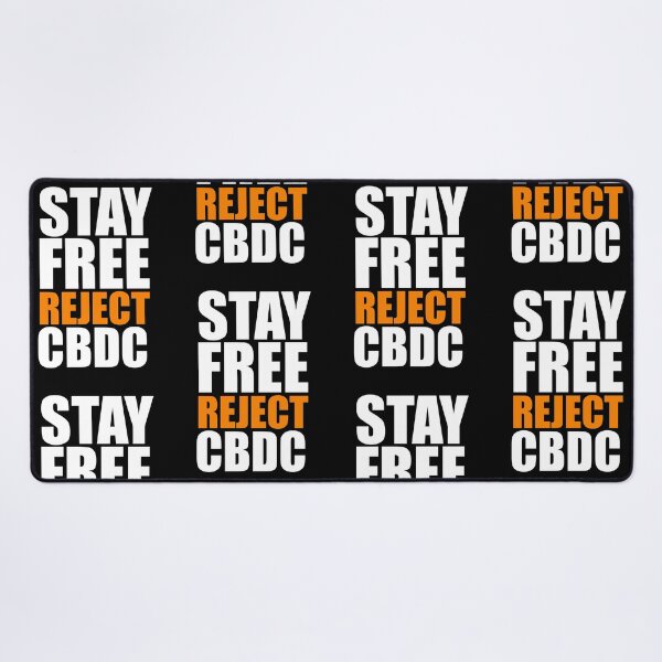 Item preview, Stay free reject cbdc, say no to cbdc, central bank digital currency, Britcoin. designed and sold by Giovanni-c.