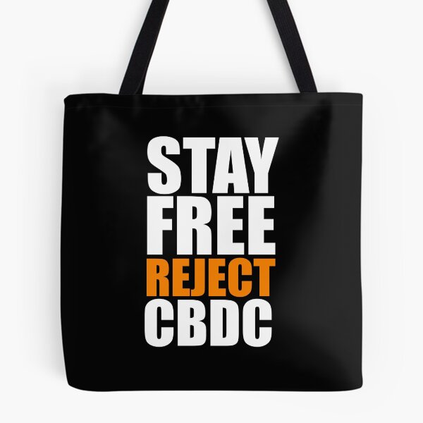 Item preview, Stay free reject cbdc, say no to cbdc, central bank digital currency, Britcoin. designed and sold by Giovanni-c.