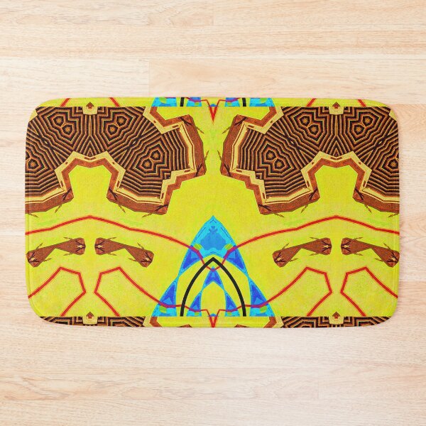 Item preview, ARUBA FLAG INSPIRING - ORANJESTAD ABSTRACT GEOMETRIC ARCHITECTURE PAINTING  -  ARUBA ONE HAPPY ISLAND designed and sold by Ralek.
