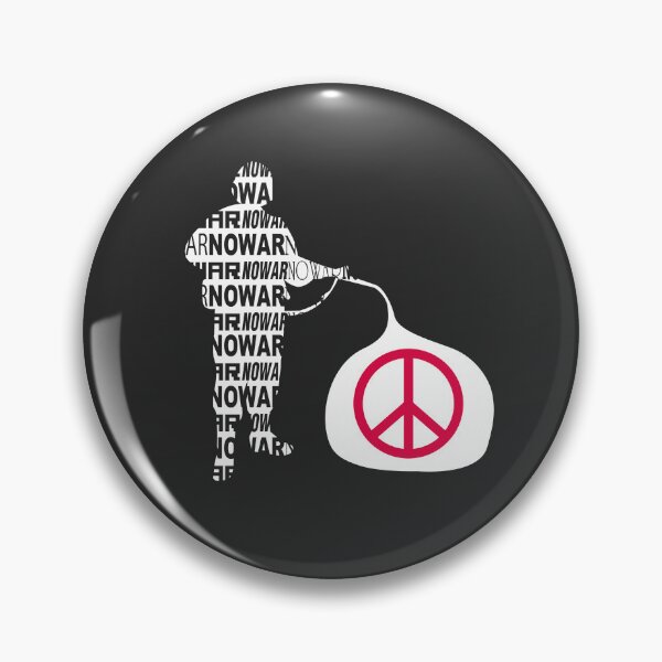 Item preview, No War White Love Peace designed and sold by JaiStudio.