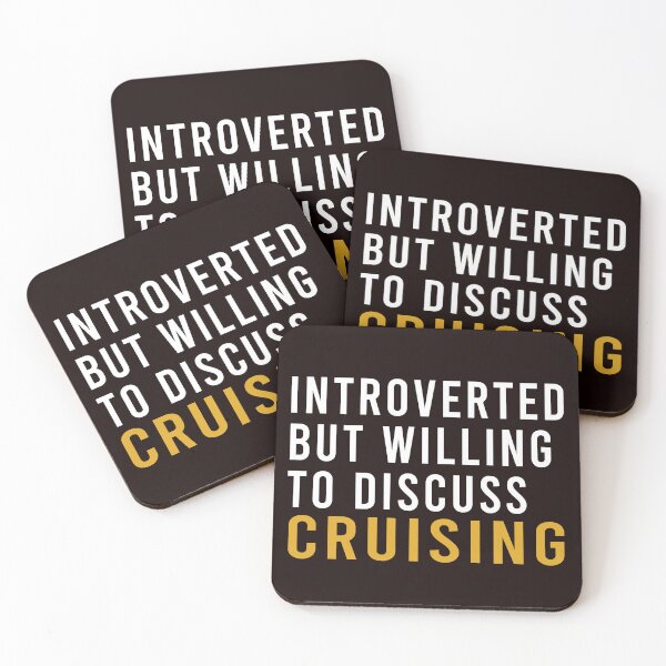 Item preview, Introverted But Willing To Discuss Cruising, Funny Cruising, Sailing designed and sold by Aerial Addicts.