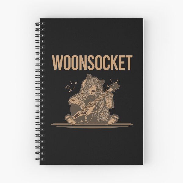 Item preview, Bear With Guitar Woonsocket designed and sold by BloodMoneyTwit.