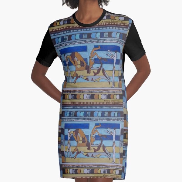 Hexagram 26: Ta Ch’u (Controlled Power) Graphic T-Shirt Dress