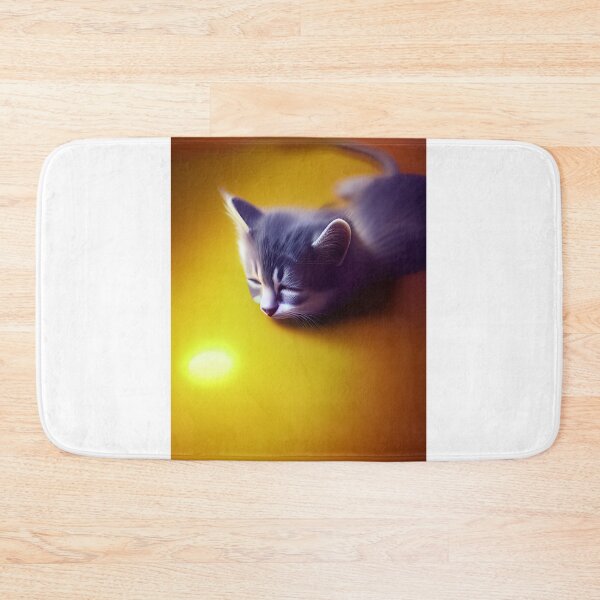 Item preview, kitten sleeping in the warmth of the sun designed and sold by zorropriest.
