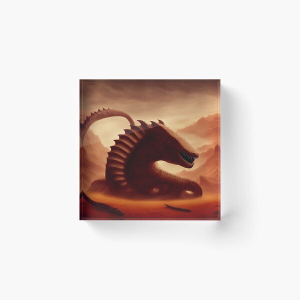 Item preview, Olgoi-Khorkhoi the Mongolian death-worm roaming in the desert designed and sold by BrachiaST.