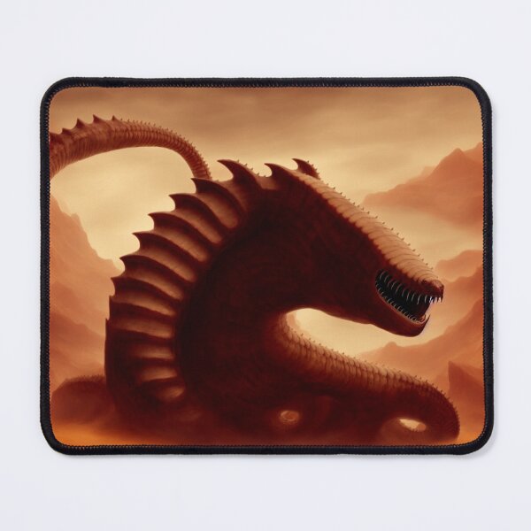 Item preview, Olgoi-Khorkhoi the Mongolian death-worm roaming in the desert designed and sold by BrachiaST.