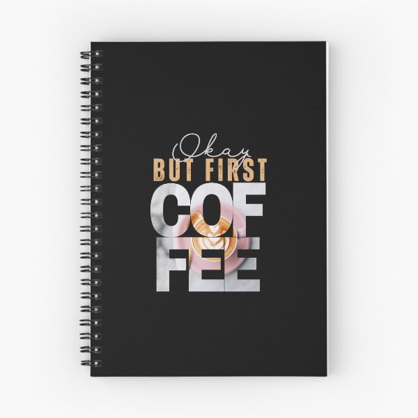 Item preview, Okay But First Coffee designed and sold by ilalang-by-eka.