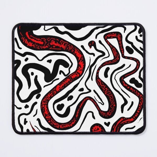 Item preview, ink spill black and red  designed and sold by Ray Loka.