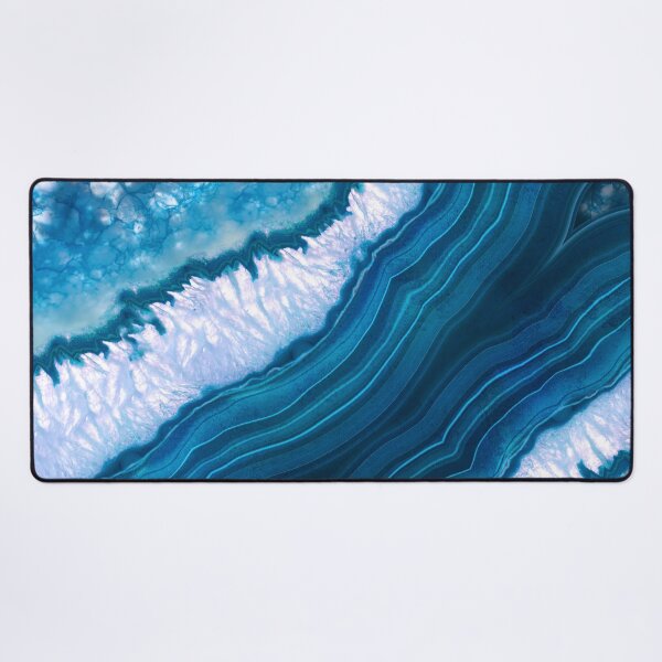 Item preview, Blue Agate Geode Digital Art designed and sold by k9printart.