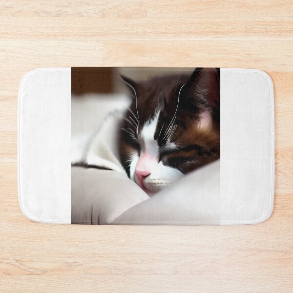 Item preview, Kitten sleeping on bed 2 designed and sold by zorropriest.