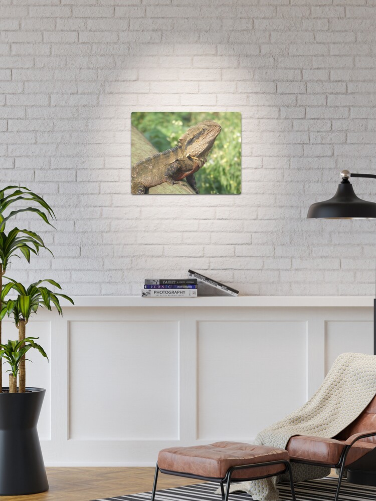 Thumbnail 1 of 4, Metal Print, Water Dragon designed and sold by theoddshot.