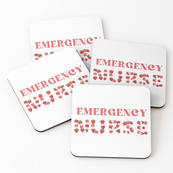 Item preview, Emergency Nurse Strawberry Letters designed and sold by AsinusAS.