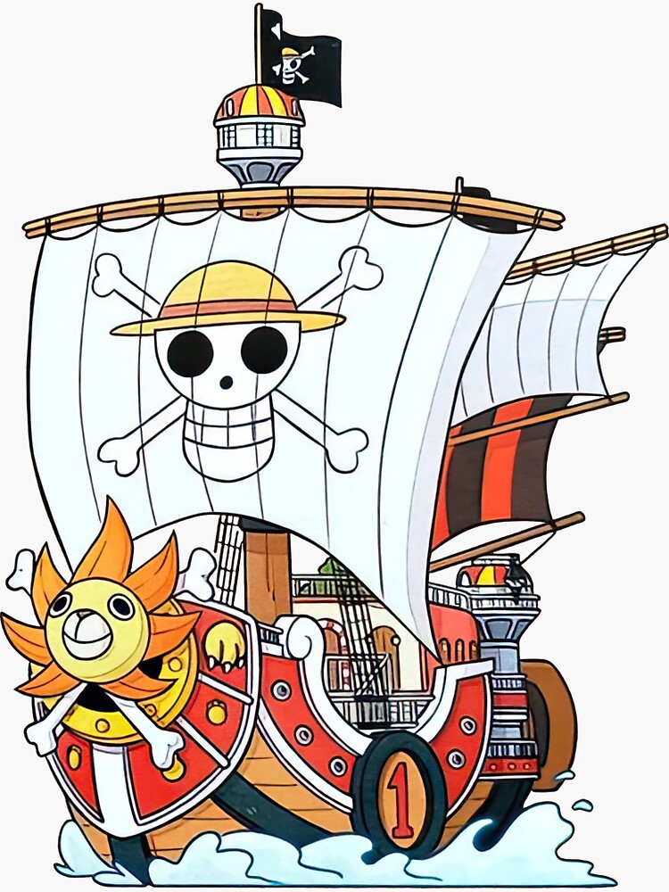 tousand sunny one piece boat | Sticker