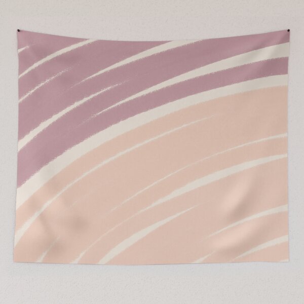 Item preview, Neutral Swirl Wavy Lines Maximalist Pattern Retro Style Cute Aesthetic Deep Pink designed and sold by scorpiolane.