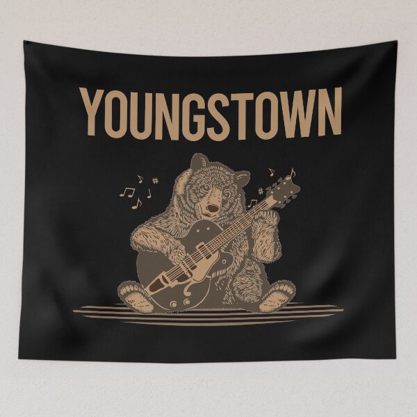 Artikelvorschau, Bär mit Gitarre Youngstown entworfen und verkauft von BloodMoneyTwit.