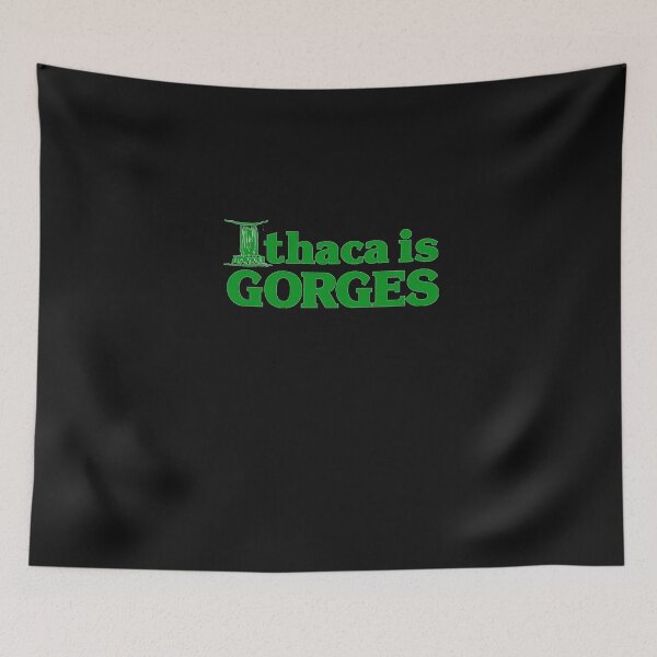Item preview, Ithaca is Gorges (classic) - Upstate Ithaca, New York NY College Sticker designed and sold by Nanerant.