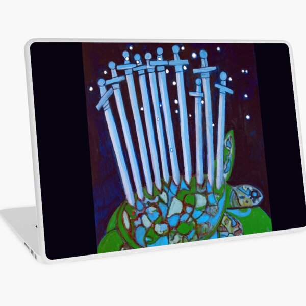 World Turtle: Ten of Swords Laptop Skin