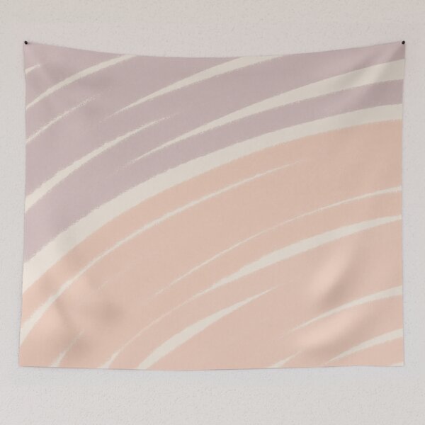 Item preview, Neutral Swirl Wavy Lines Maximalist Pattern Retro Style Cute Aesthetic Gray Pink designed and sold by scorpiolane.