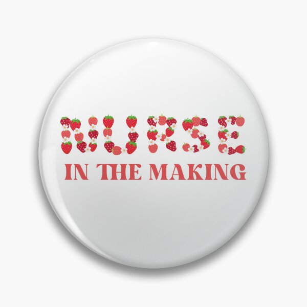 Item preview, Nurse in the Making Strawberry Letters designed and sold by AsinusAS.