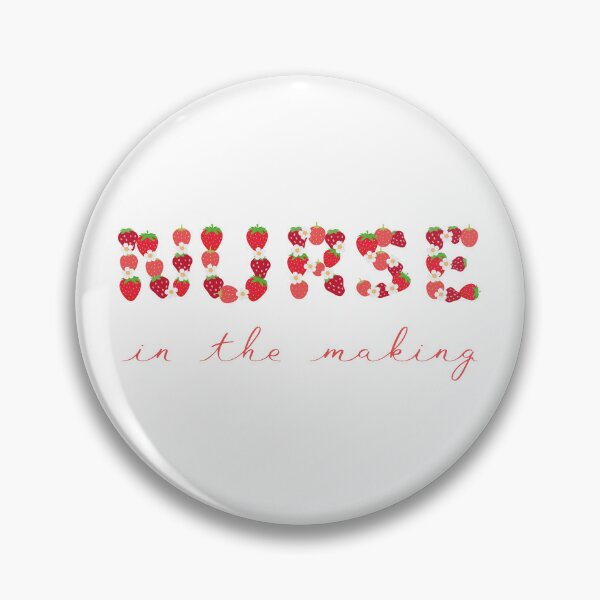 Item preview, Nurse in the Making Strawberry Letters designed and sold by AsinusAS.