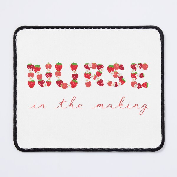 Item preview, Nurse in the Making Strawberry Letters designed and sold by AsinusAS.