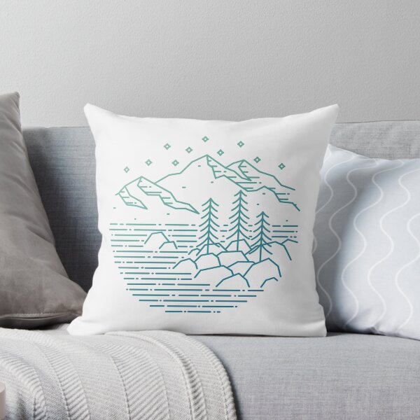 Still Water - Lake Tahoe, Nevada Throw Pillow