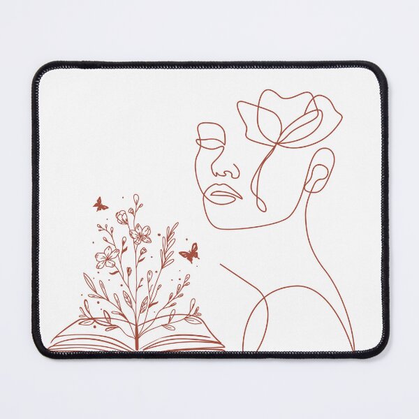 Item preview, flowery books and tea designed and sold by ApurwaArtShop.
