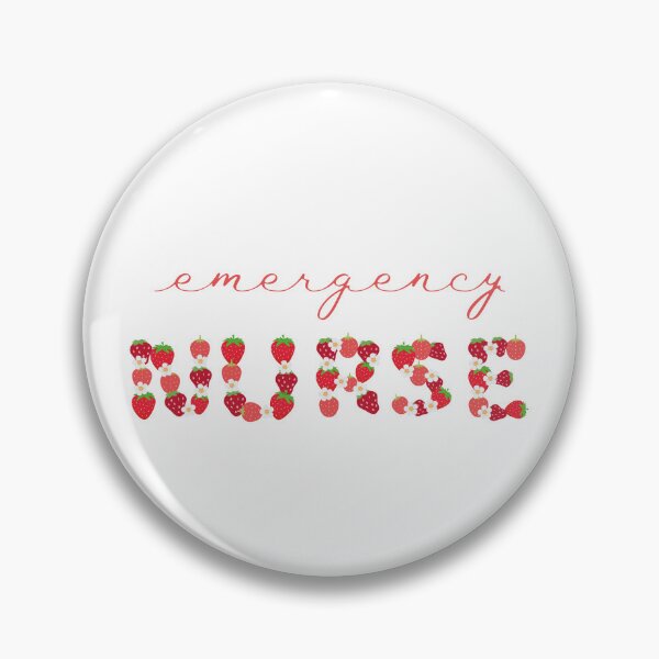 Item preview, Emergency Nurse Strawberry Letters designed and sold by AsinusAS.