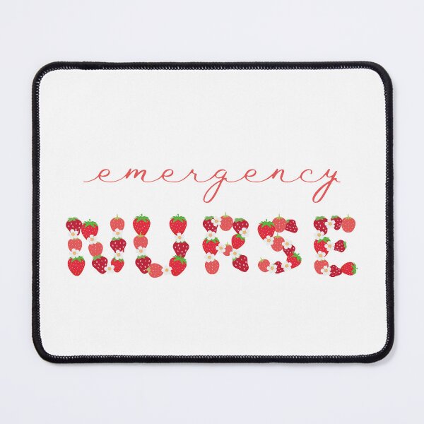 Item preview, Emergency Nurse Strawberry Letters designed and sold by AsinusAS.