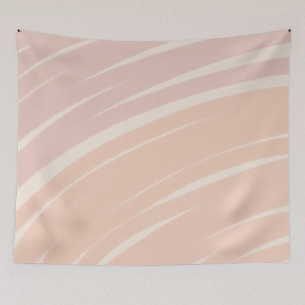 Item preview, Neutral Swirl Wavy Lines Maximalist Pattern Retro Style Cute Aesthetic Coral Pink designed and sold by scorpiolane.