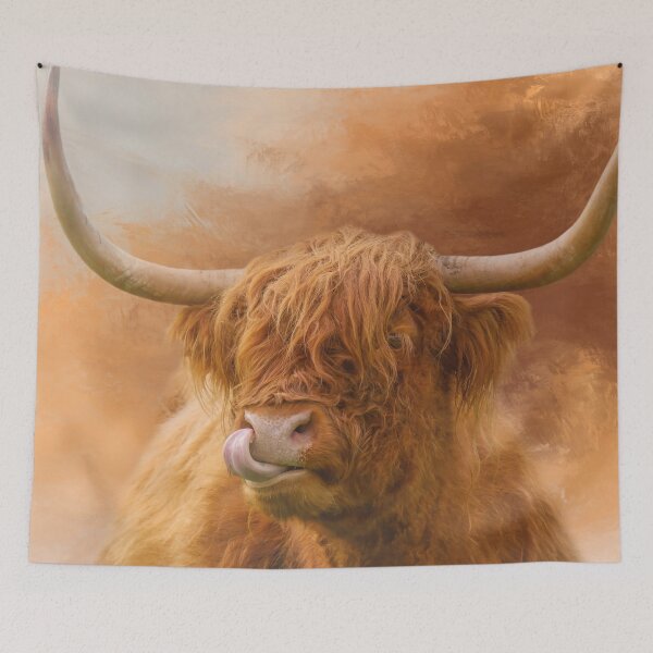 Item preview, Highland Bull 01 designed and sold by Elisabeth Lucas.