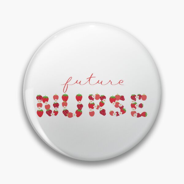 Item preview, Future Nurse Strawberry Letters designed and sold by AsinusAS.