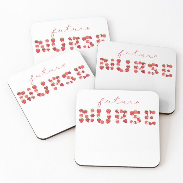 Item preview, Future Nurse Strawberry Letters designed and sold by AsinusAS.