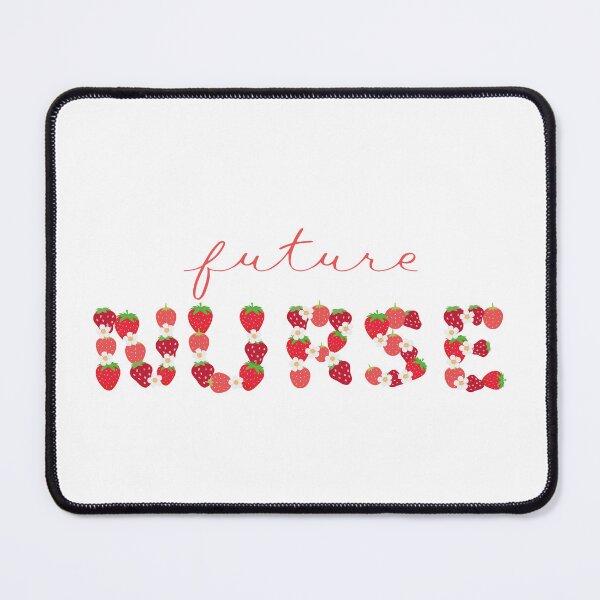Item preview, Future Nurse Strawberry Letters designed and sold by AsinusAS.