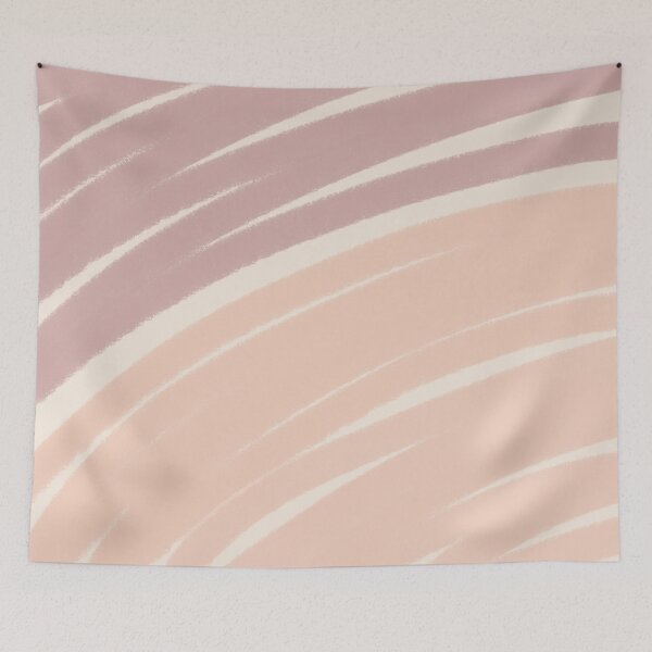 Item preview, Neutral Swirl Wavy Lines Maximalist Pattern Retro Style Cute Aesthetic Pink designed and sold by scorpiolane.